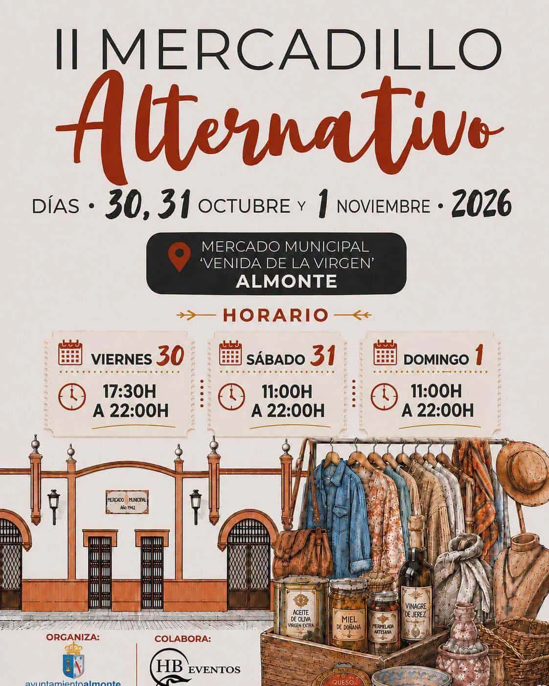 II Mercadillo Alternativo en la Plaza de Abastos de Almonte