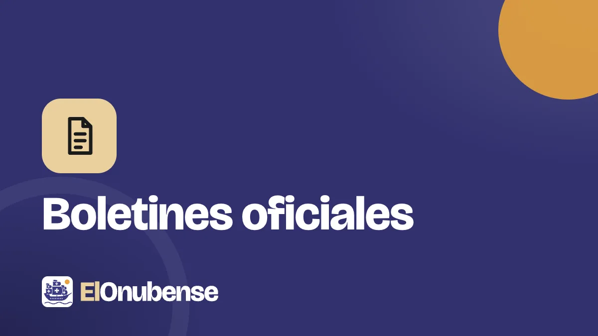 Boletines oficiales · ElOnubense