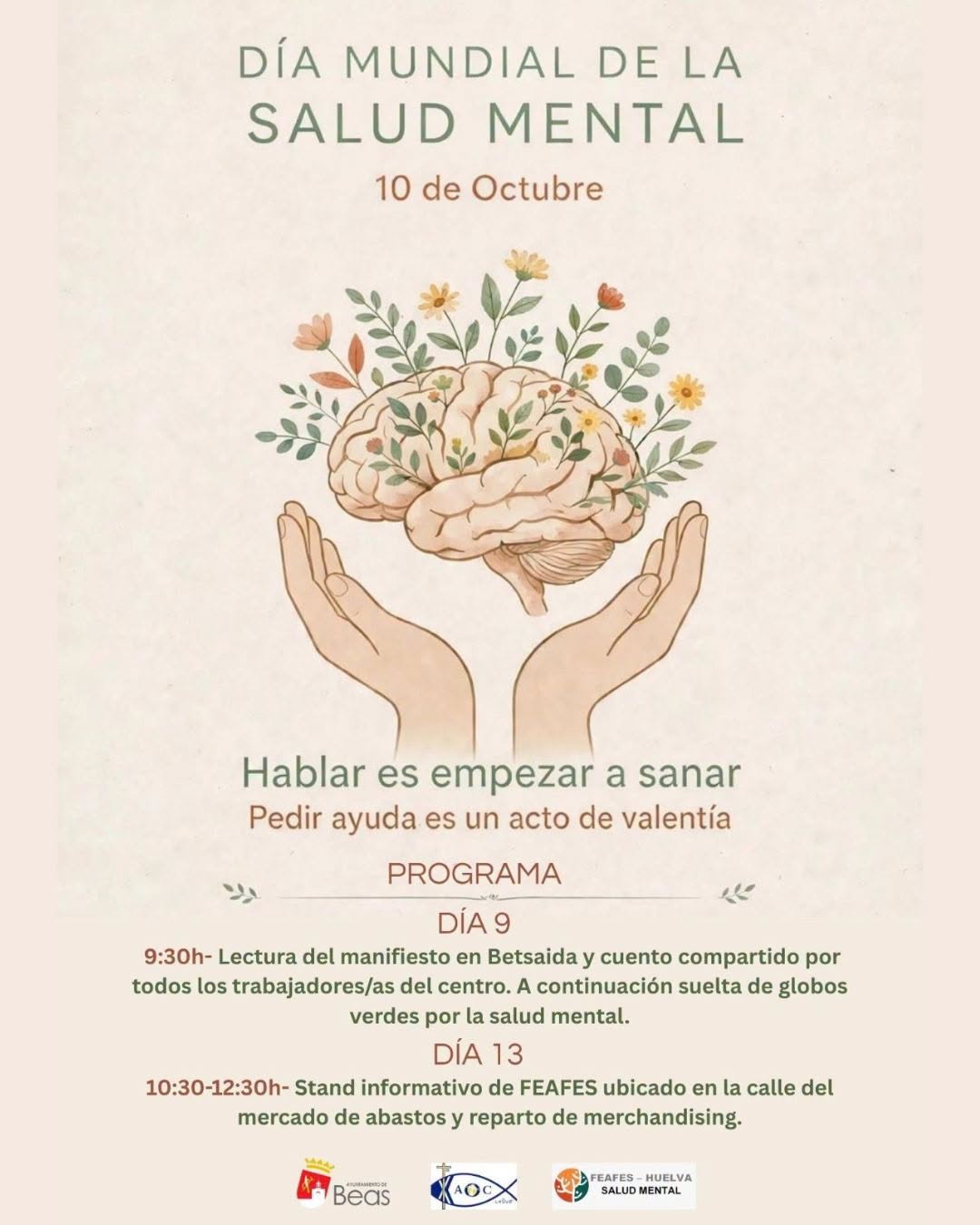 Image for the story: Beas commemorates World Mental Health Day with a manifesto and an information stand