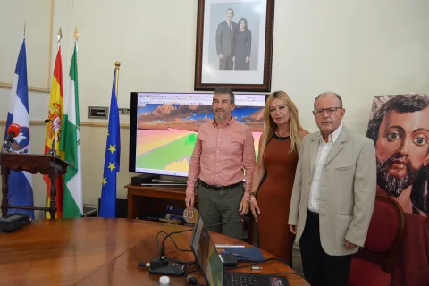 Image for the story: San Juan del Puerto presents a study of the depth of the Tinto estuary for a Columbian river circuit