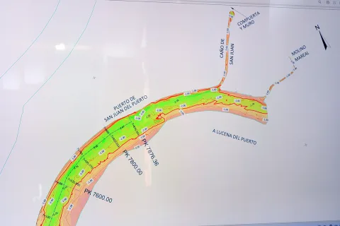 Image for the story: San Juan del Puerto presents a study of the depth of the Tinto estuary for a Columbian river circuit