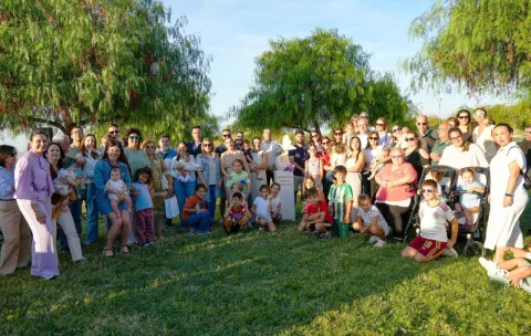 Image for the story: Moguer commemorates Gestational Death Day alongside the new statue