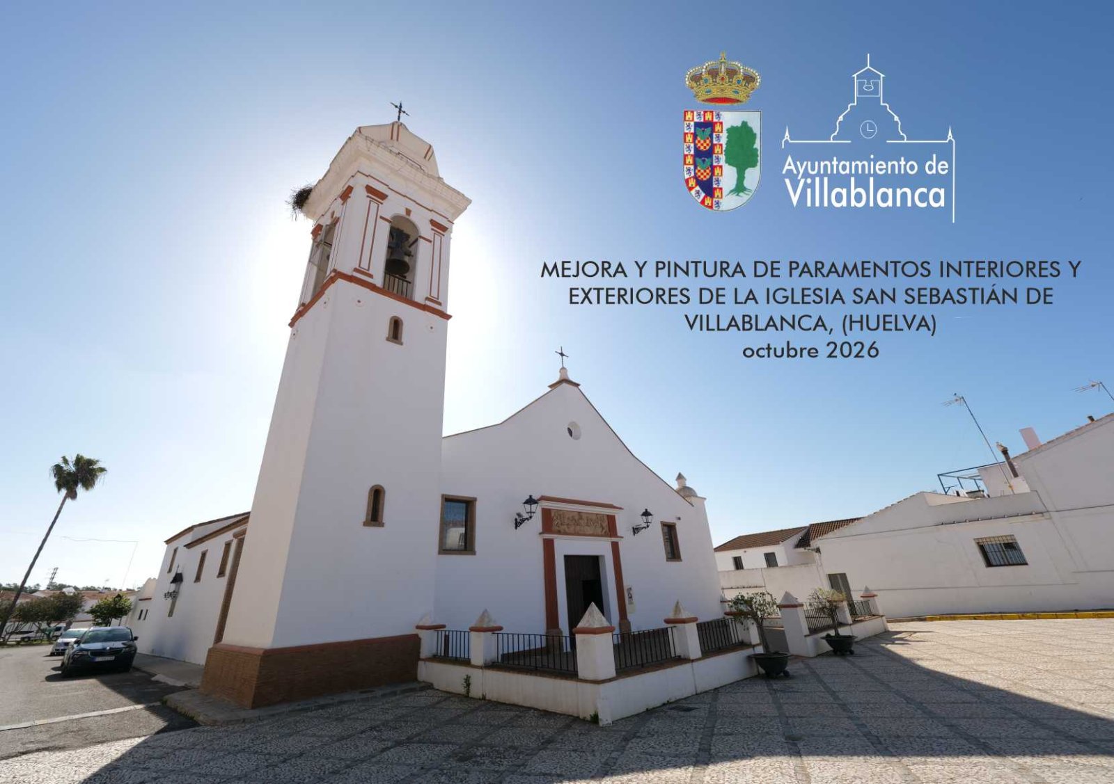 Imagen de la noticia: Villablanca adjudica la pintura de la iglesia de San Sebastián por 15.367 euros