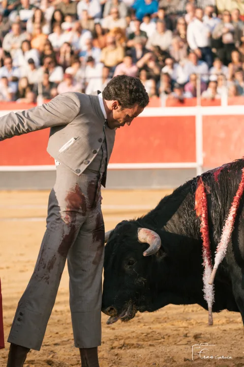 Imagen de la noticia: David de Miranda corta cuatro orejas y dos rabos en el festival de Trigueros ante una plaza llena