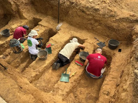 Imagen de la noticia: Exhuman los restos de 17 represaliados en la fosa común del cementerio de Aracena