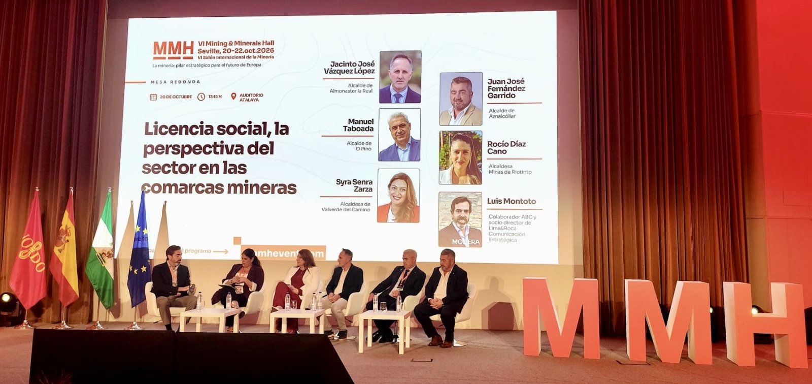 Imagen de la noticia: Almonaster la Real expone en el salón minero de Sevilla la voz de los municipios mineros