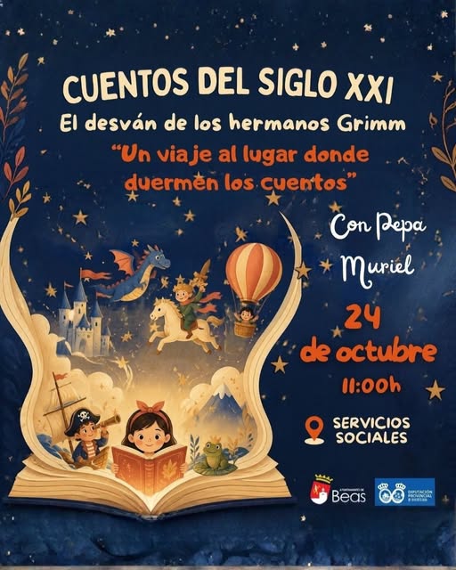 Imagen de la noticia: Beas acoge el sábado un cuentacuentos familiar sobre los hermanos Grimm